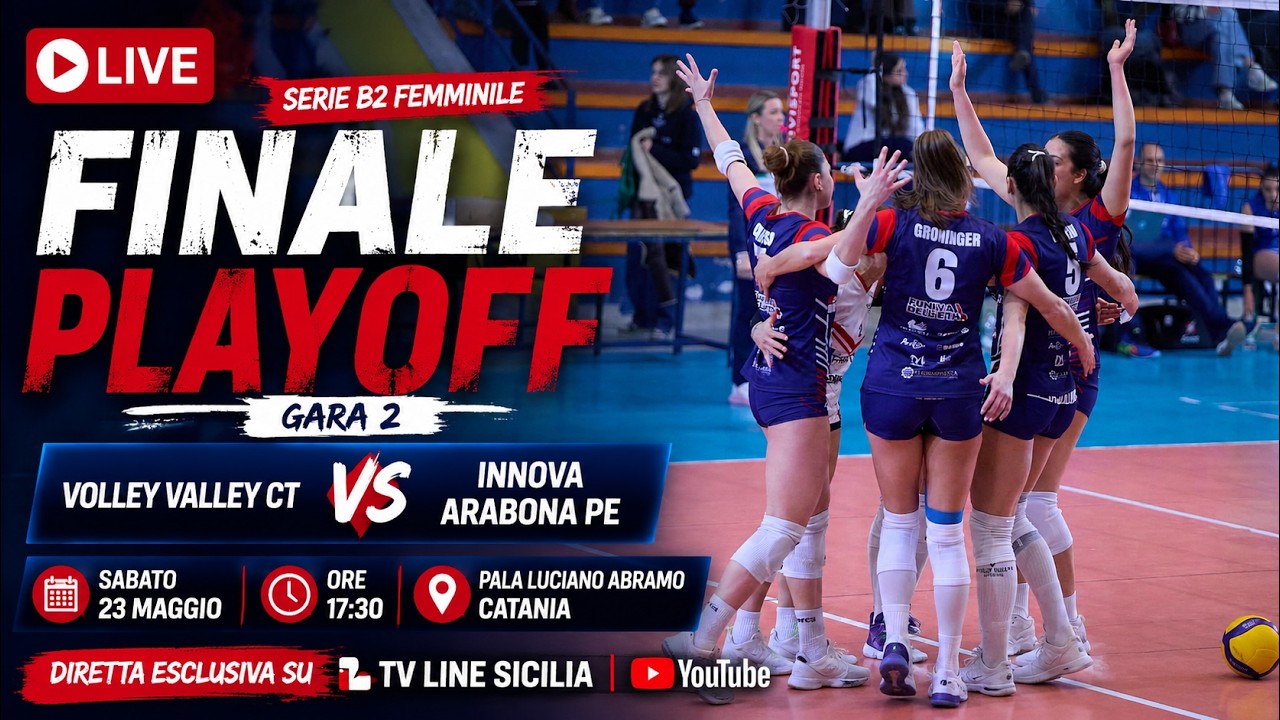 🏐🔥 FINALE PLAYOFF SERIE B2 FEMMINILE &ndash; GARA 2 🔥🏐 FARMITALIA VOLLEY VALLEY CT 🆚 INNOVA ARABONA PE