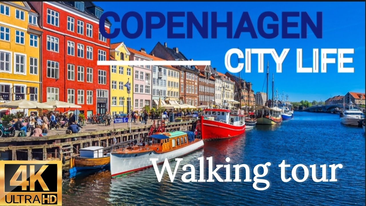 4K Copenhagen, Denmark - City Walking Tour | Travel Around Europe