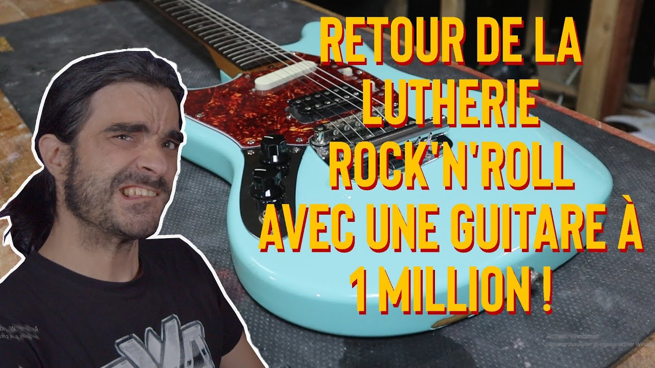 Je fais une guitare à 1 million! Fender Mustang Kurt Cobain. Le retour de la Lutherie Rock'n'Roll