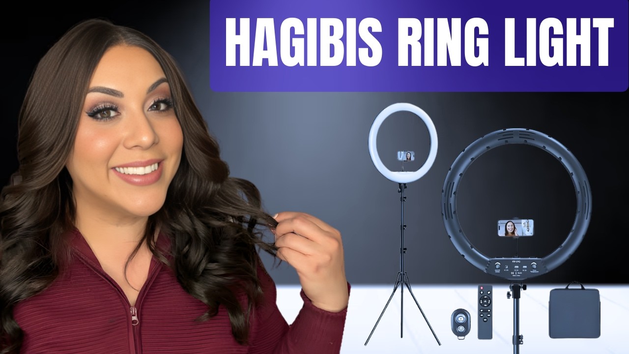 21 Inch Ring Light Unboxing & Setup | Hagibis Ring Light Review