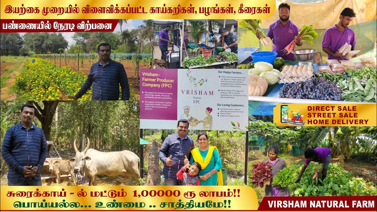 சென்னையில் இயற்கையான காய்கறிகள், கீரைகள் உங்கள் இல்லம் தேடி! Chennai - ல் இப்படி ஒரு பண்ணையா !!