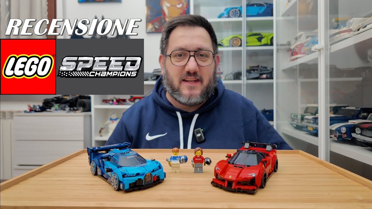 Recensione LEGO SPEED CHAMPIONS 🏎️. BUGATTI VISION GT e FERRARI SF90 XX. Due piccoli Gioielli!!!