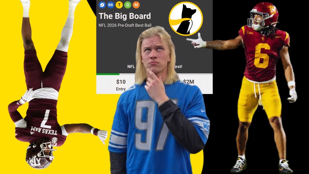 Which ROOKIES Are Worth The HYPE?! (NFL Best Ball Draft)