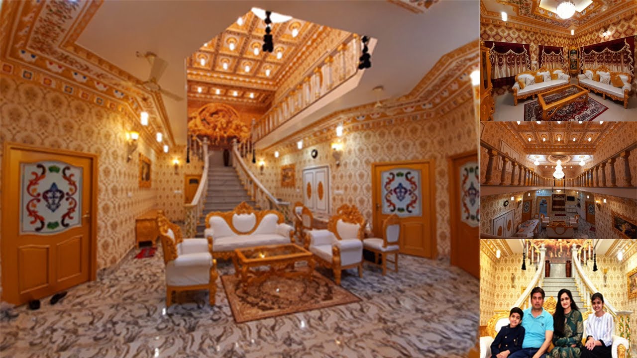 A beautiful house made of Jodhpur stone, if you also want to build such a house watch full video