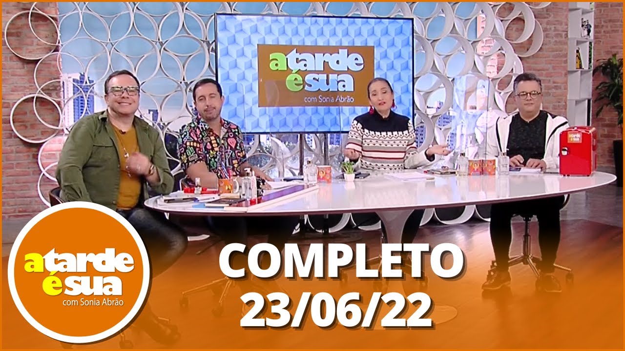 A Tarde é Sua (23/06/22) | Completo: Ricardo Tozzi médium; Tati Minerato agride motorista e mais !
