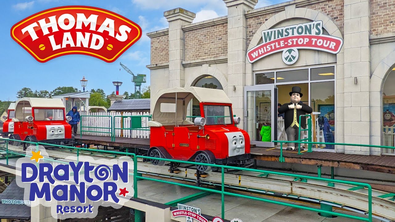 Winston's Whistle-Stop Tours in Thomas Land at Drayton Manor (June 2022) [4K]