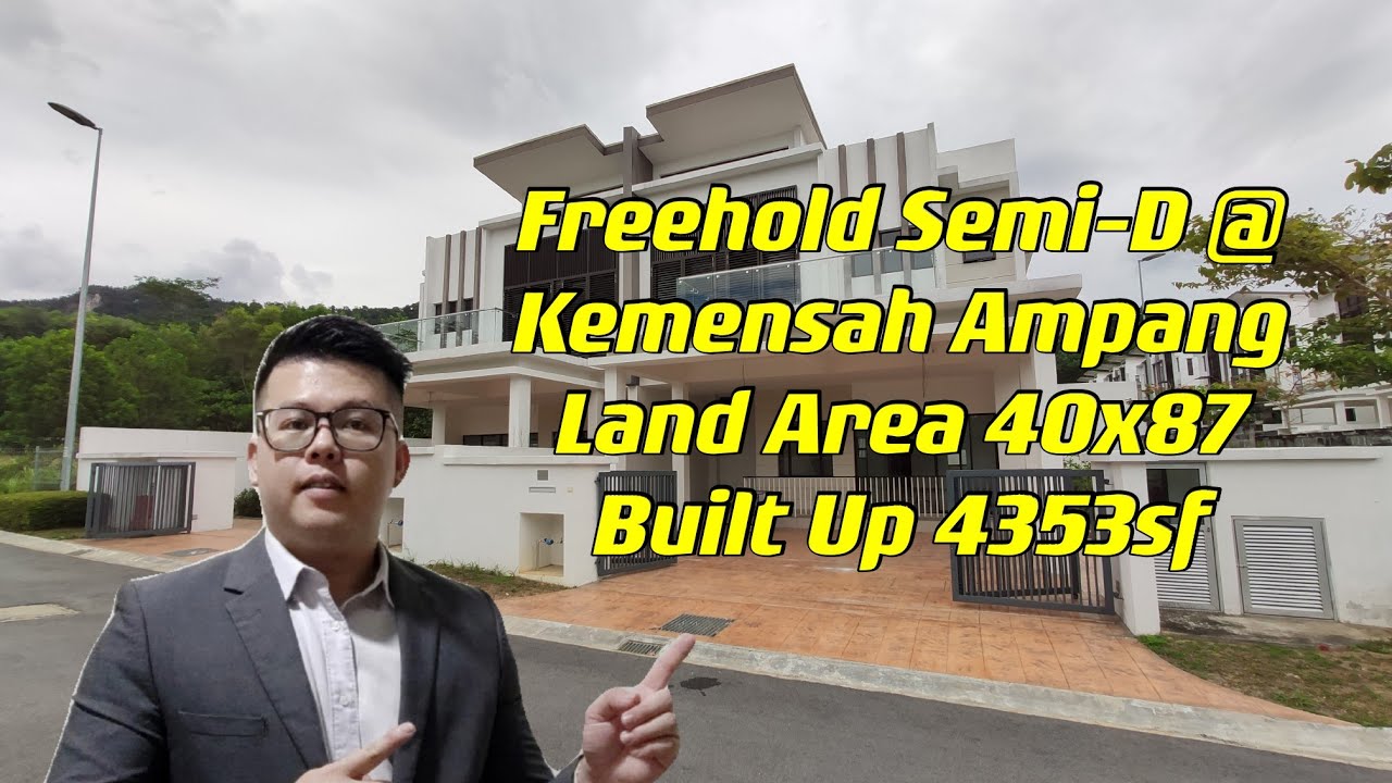 Emery 2sty Semi-D @ Kemensah Ampang || Freehold Gated Guarded with Clubhouse Facilities