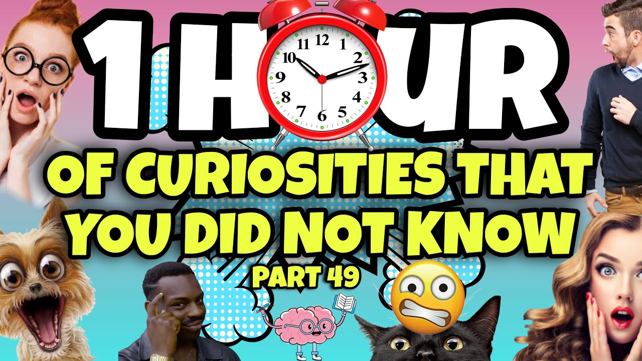 1 HOUR OF CURIOSITIES AND THINGS YOU DIDN'T KNOW 🧠⏰ #49