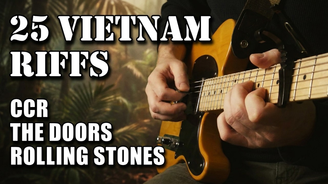 25 Iconic Guitar Riffs from Vietnam War Movie Soundtracks