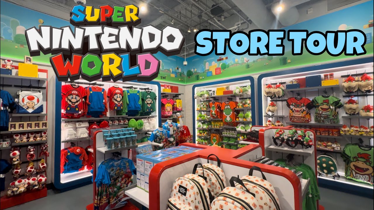 4K Super Nintendo World Universal Studios Hollywood Updated Store Tour (Nov 2024)