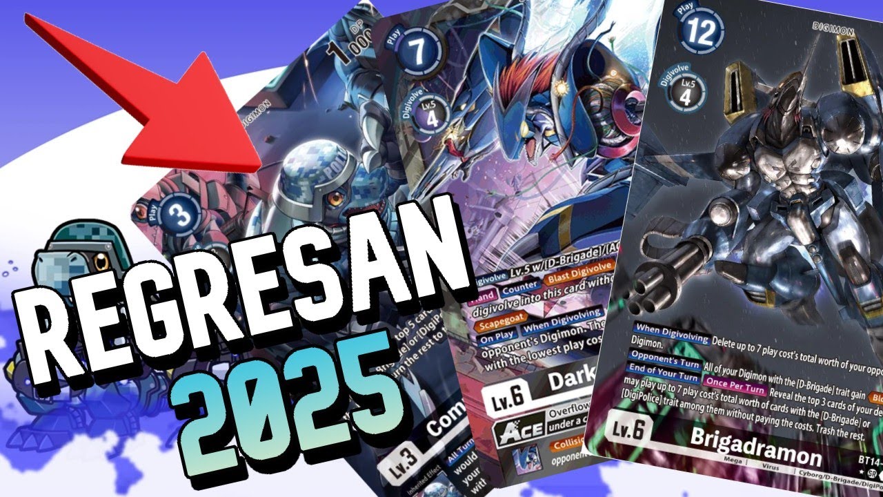 Deck Profile D - BRIGADE ACTUALIZACION 2025 | Digimon Card Game