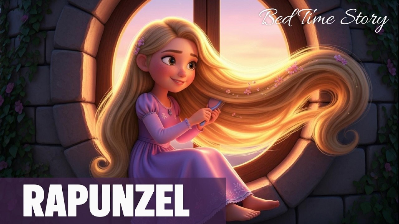 Rapunzel Bedtime Story for Kids | Calming Fairy Tale Before Sleep 🌙✨
