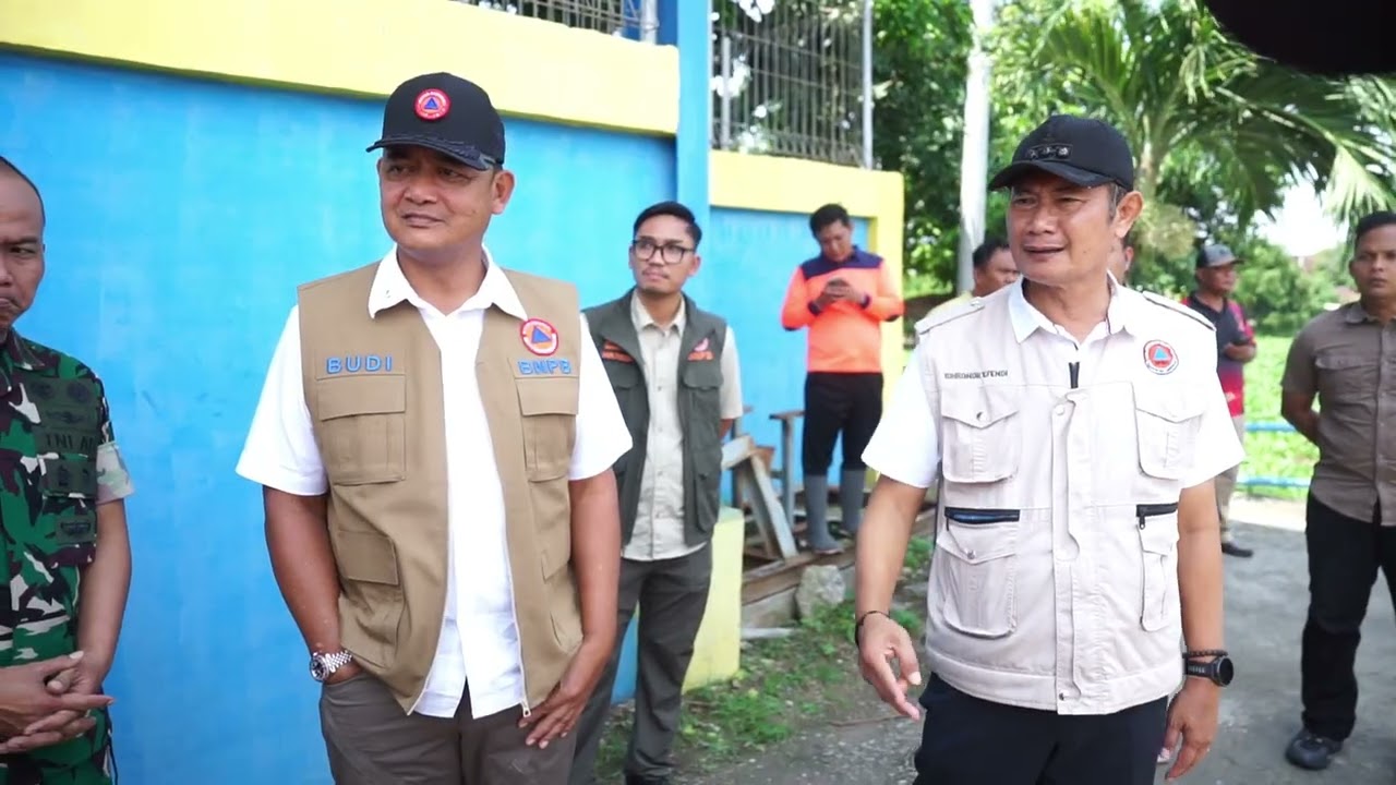 Peninjauan dan penyaluran bantuan terdapak banjir