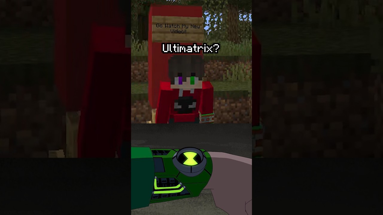 The Ultimatrix #minecraft #ben10 #omnitrix #shorts