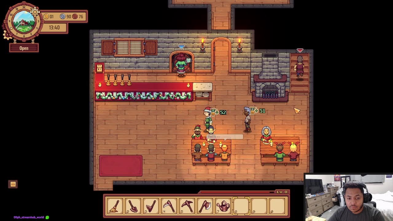 [ENG] Happy New Years! - chilling and building our tavern