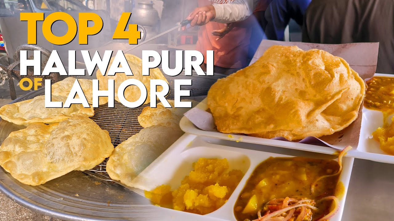 Lahore's Top 4 Halwa Puri/Bhaji Gems Revealed | The Best in Lahore