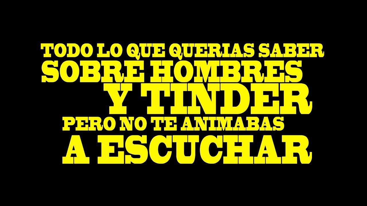 Tinder y los hombres