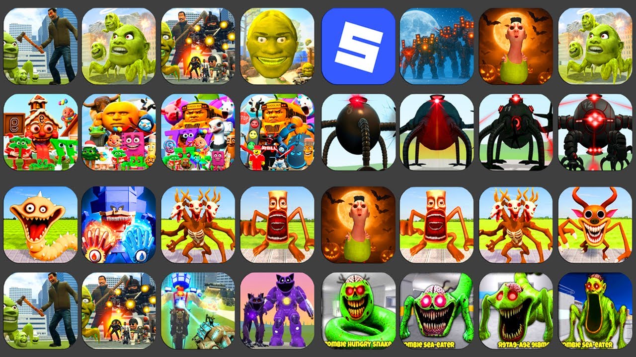 New  Shooter Nextbots: Sandbox Mod Update  HUNGRY WORM, SNAKE, HAMOOD HABIBI !!!