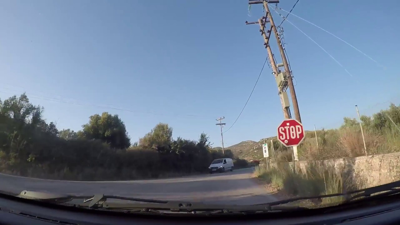 Evening drive through Katelios