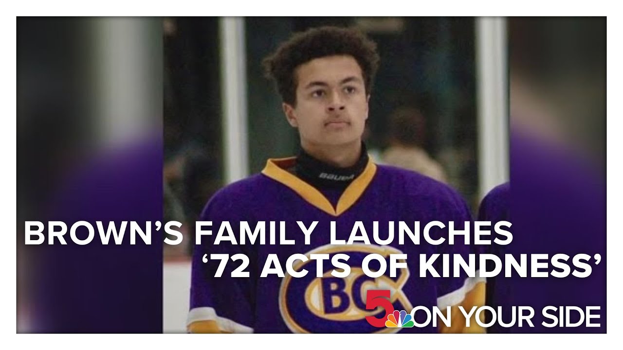 Colin Brown's family launches '72 Acts of Kindness' to honor his legacy