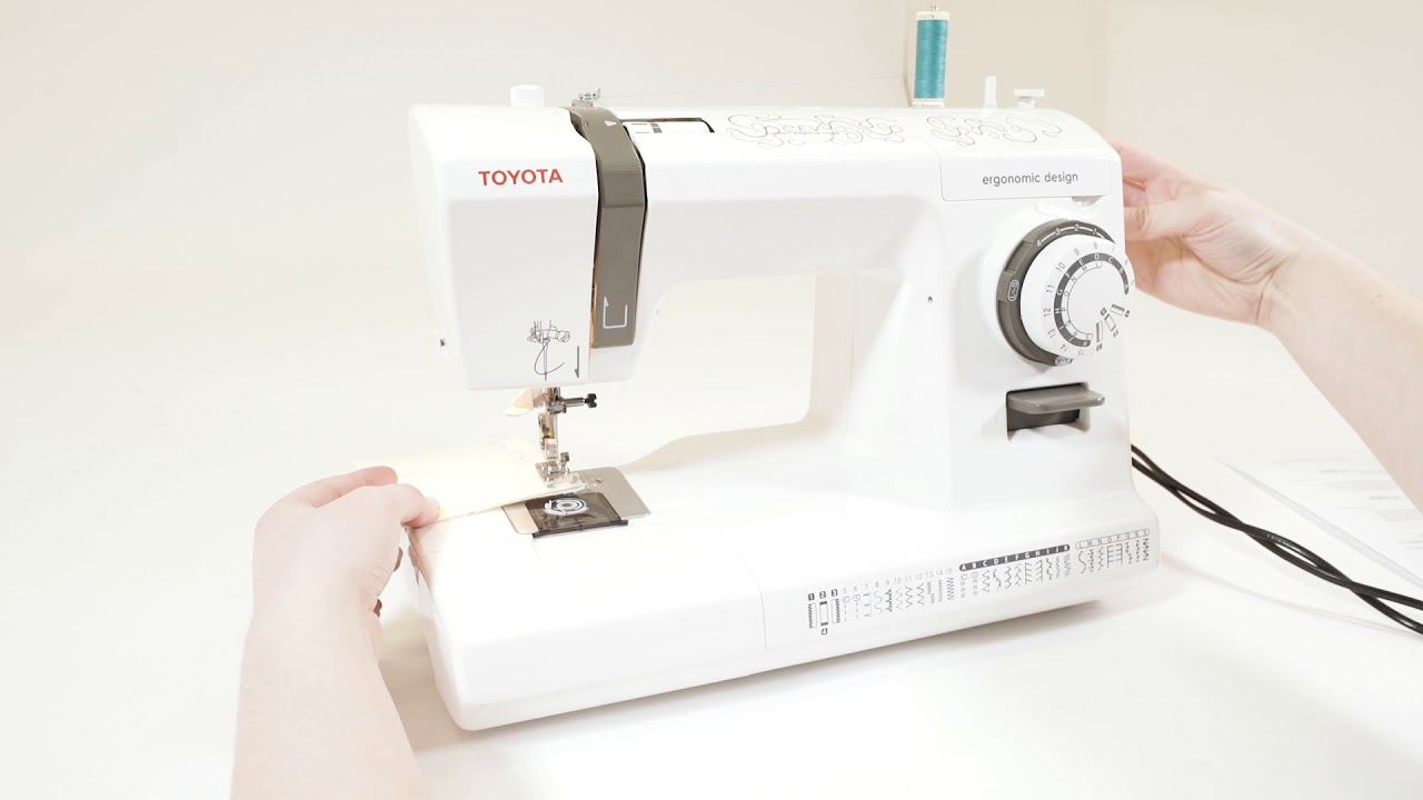 Toyota Sewing Machines - How to Select Stitches