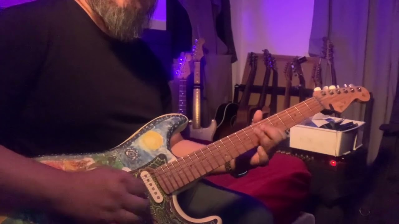 Some blues playing on a partscaster with Fender Hot Noiseless pickups