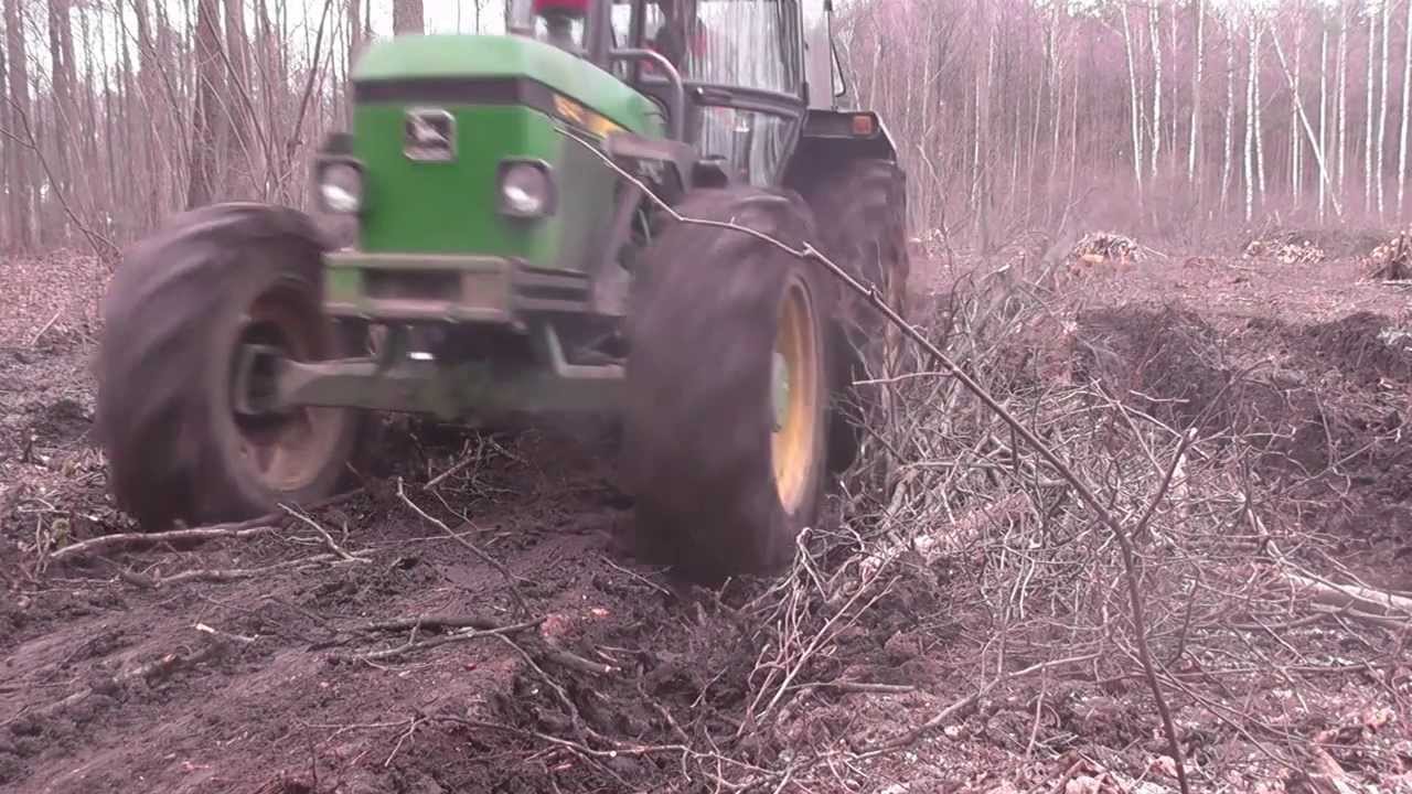 Engine Sound of John Deere 1640 & zabawa w błocie