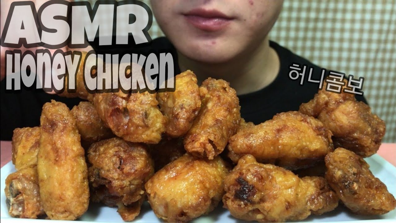 Seoki ASMR / 교촌치킨 허니콤보 먹방 / Honey Chicken Mukbang / Eating sounds / Real sounds