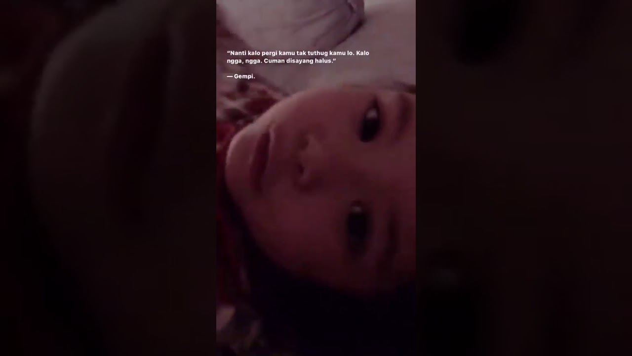 JANGAN PERGI NANTI KAMU TAK TUTHUG LO 😂 KALO NGGA?? NGGA CUMA DISAYANG HALUS !!!
