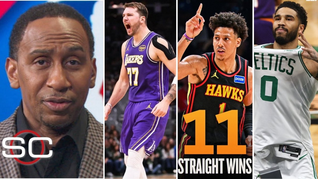 FULL ESPN reaction to Luka & LeBron carry Lakers rout Rockets, Hawks crush Mavs, Celtics def Warrior