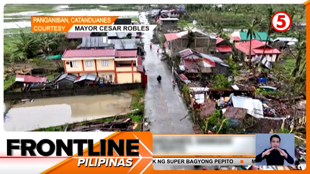 Mga bahay sa Catanduanes, nawasak ng Bagyong Pepito | Frontline Pilipinas