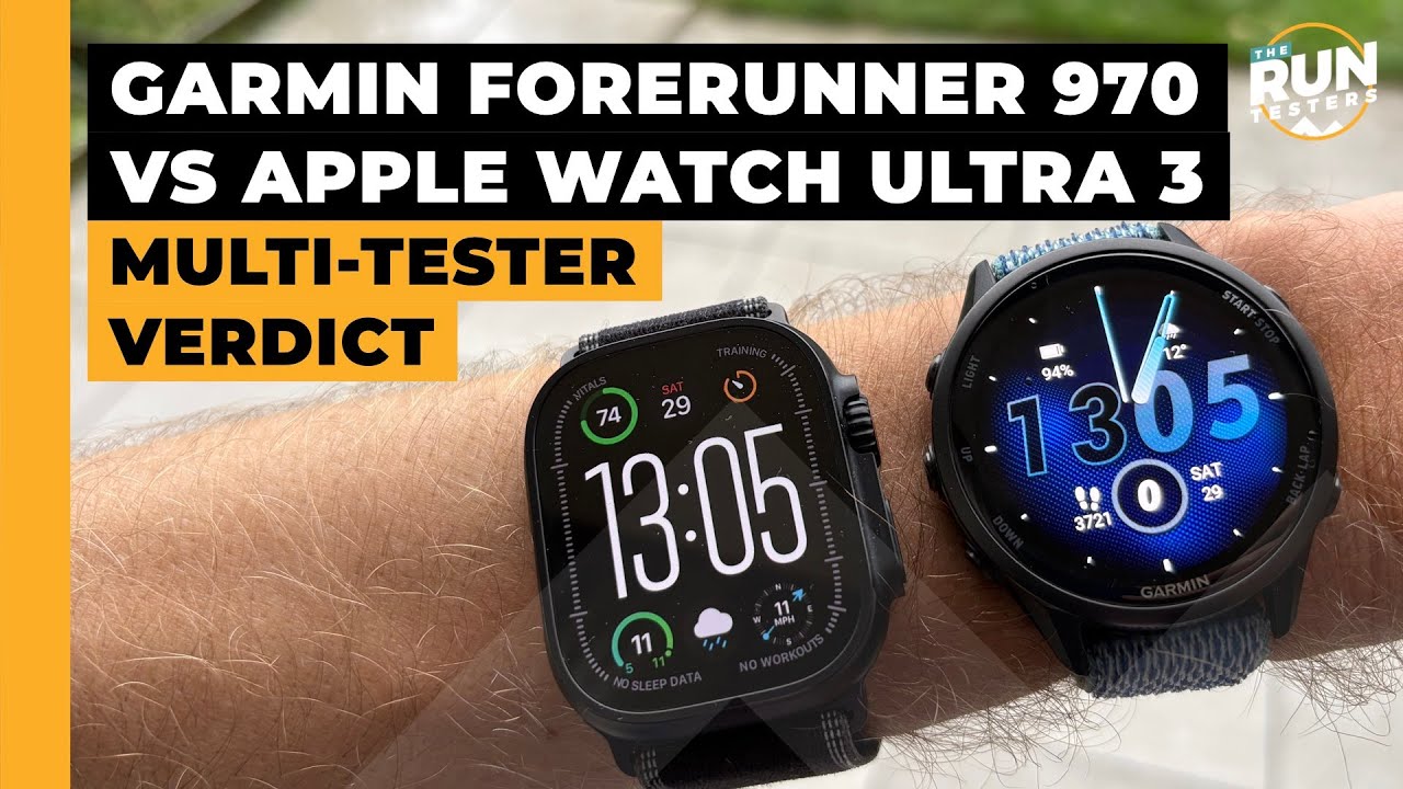 Garmin Forerunner 970 vs Apple Watch Ultra 3: Two runners give their verdict