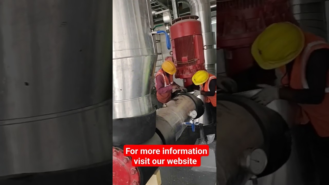 PRIMARY pump insulation work | visit our website for HVAC course|  