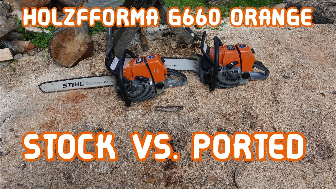 Holzfforma G660 stock vs. ported