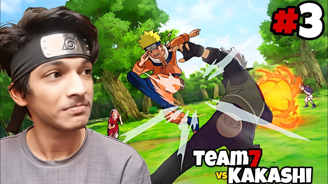 #3 Naruto Uzumaki (Team 7) Vs Kakashi Hatake Fight || Naruto Real Life Series In Telugu
