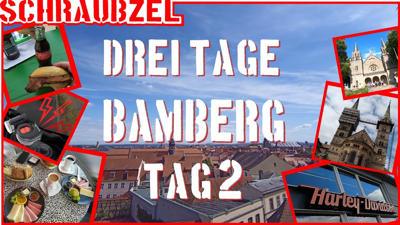 Urlaub in Bamberg🤩 , drei Tage Camping mit dem Roller ... Tag2🌞