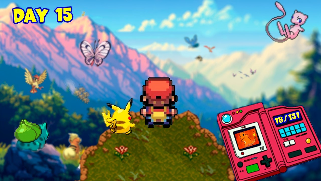 Playing Pokémon Every Day Until I Complete the Pokédex Day 15