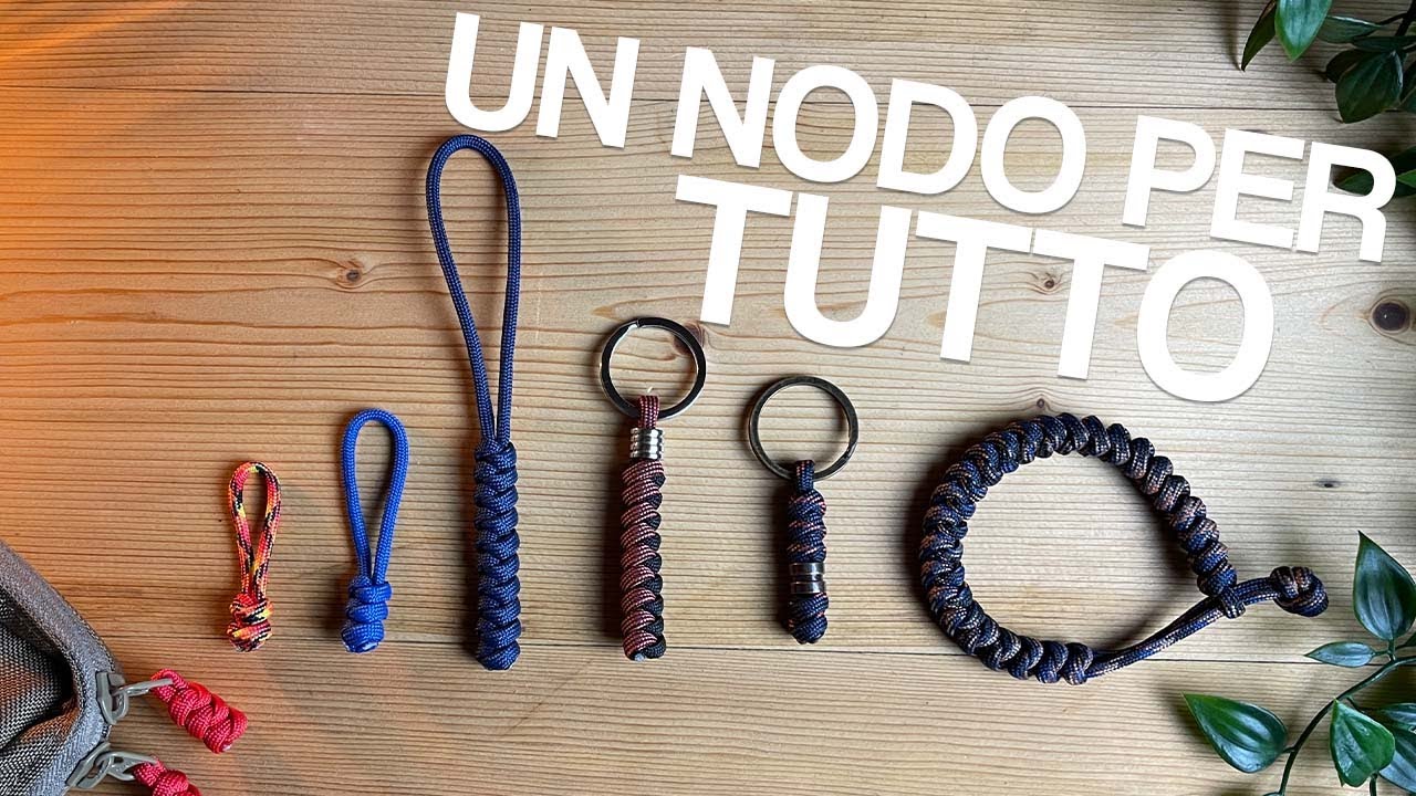 TUTORIAL PARACORD: un nodo per MILLE utilizzi!! tutorial #10 Blacksquirrel