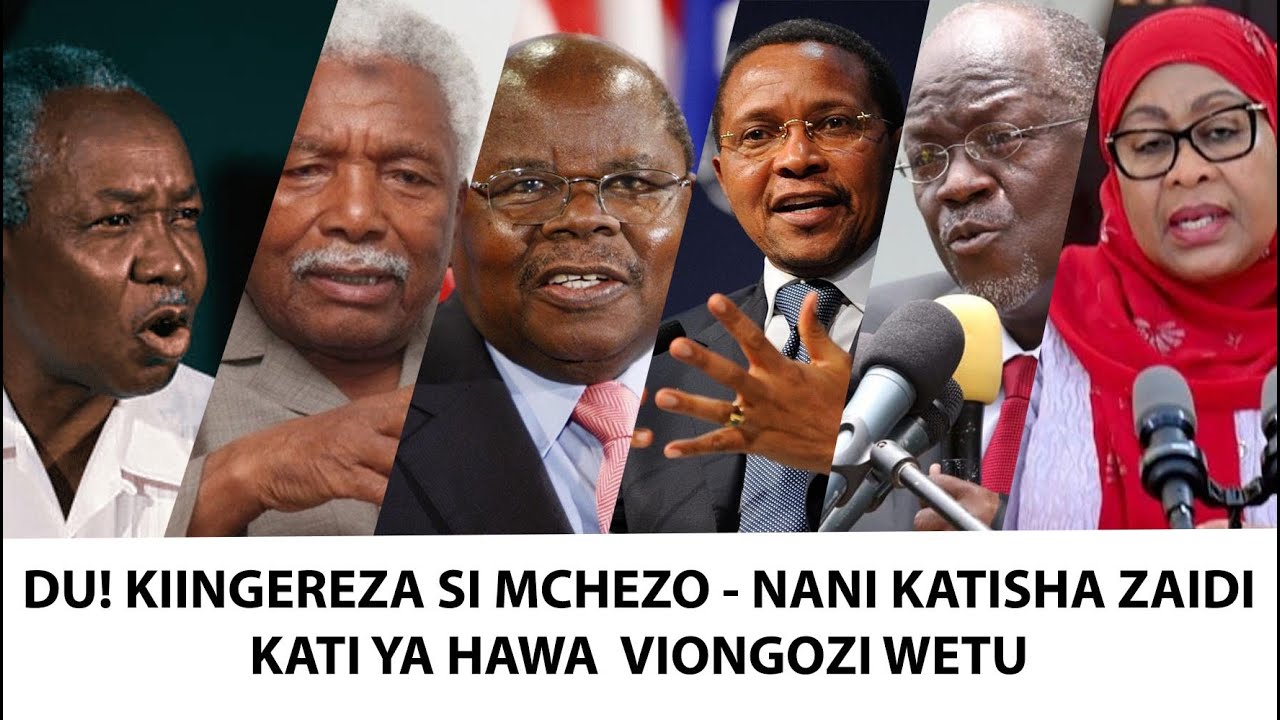 Du! Kiingereza si mchezo tazama nani mkali zaidi kati ya hawa viongozi wetu