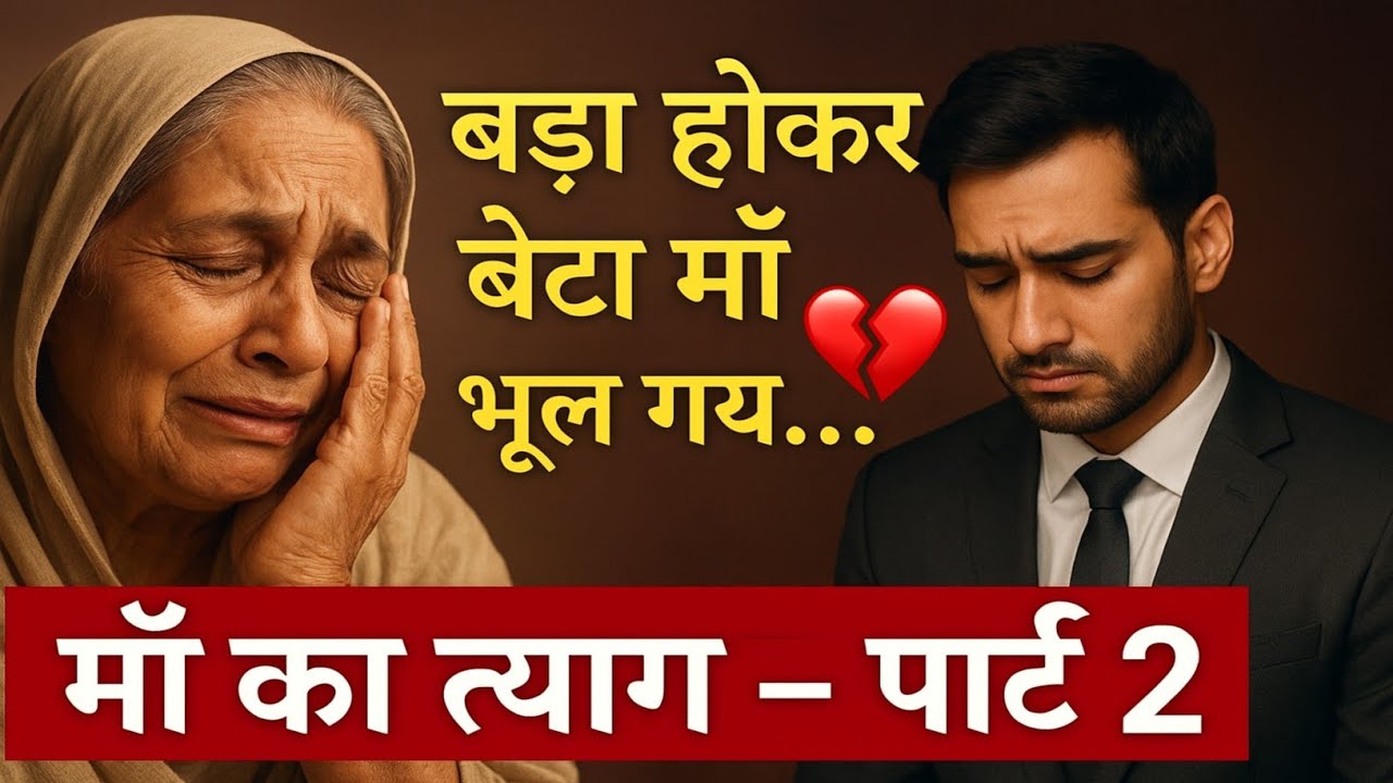 माँ का त्याग – पार्ट 2 | बड़ा होकर बेटा माँ को भूल गया | Heart Touching Emotional Story😭