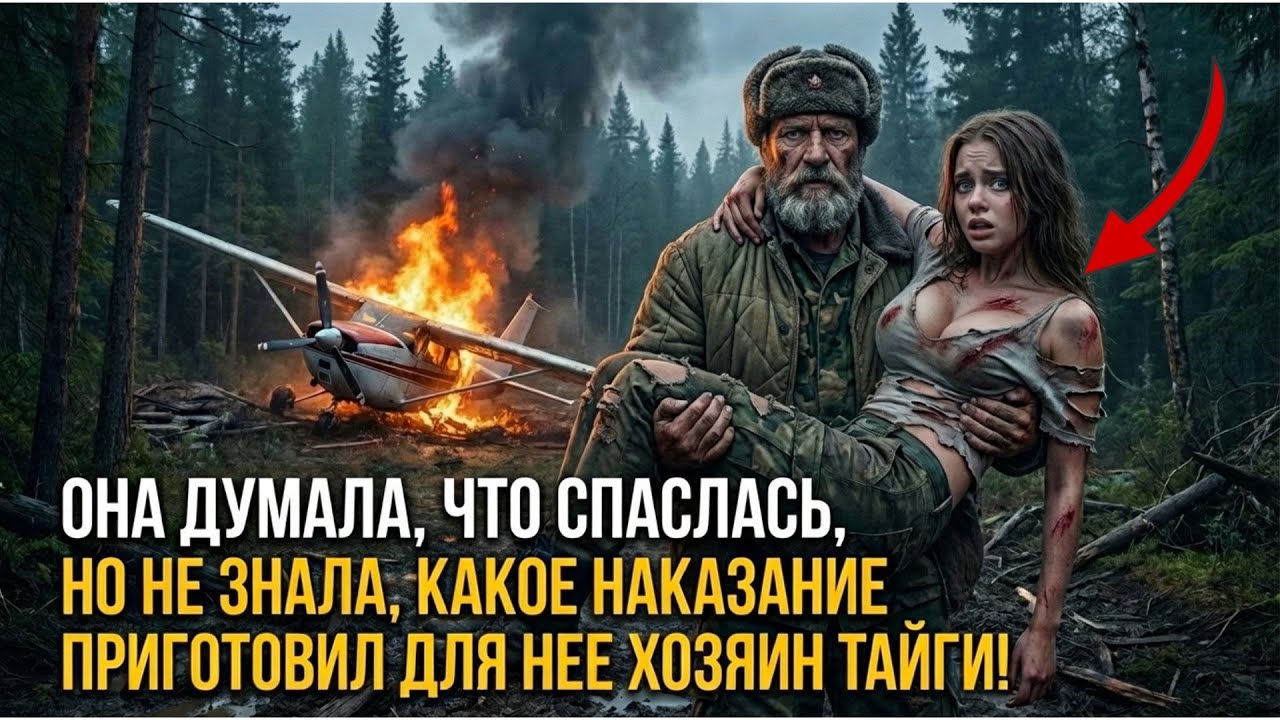 ДИКИЙ инстинкт Егеря! Она чудом спаслась после авиакатастрофы, но ТО, что он делал с ней в тайге ...