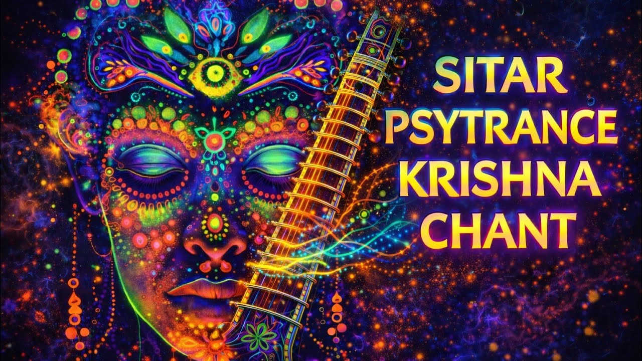 Goa Spiritual Festival Sitar Psytrance | Hare Krishna Chant | Indian Devotional Trance #music