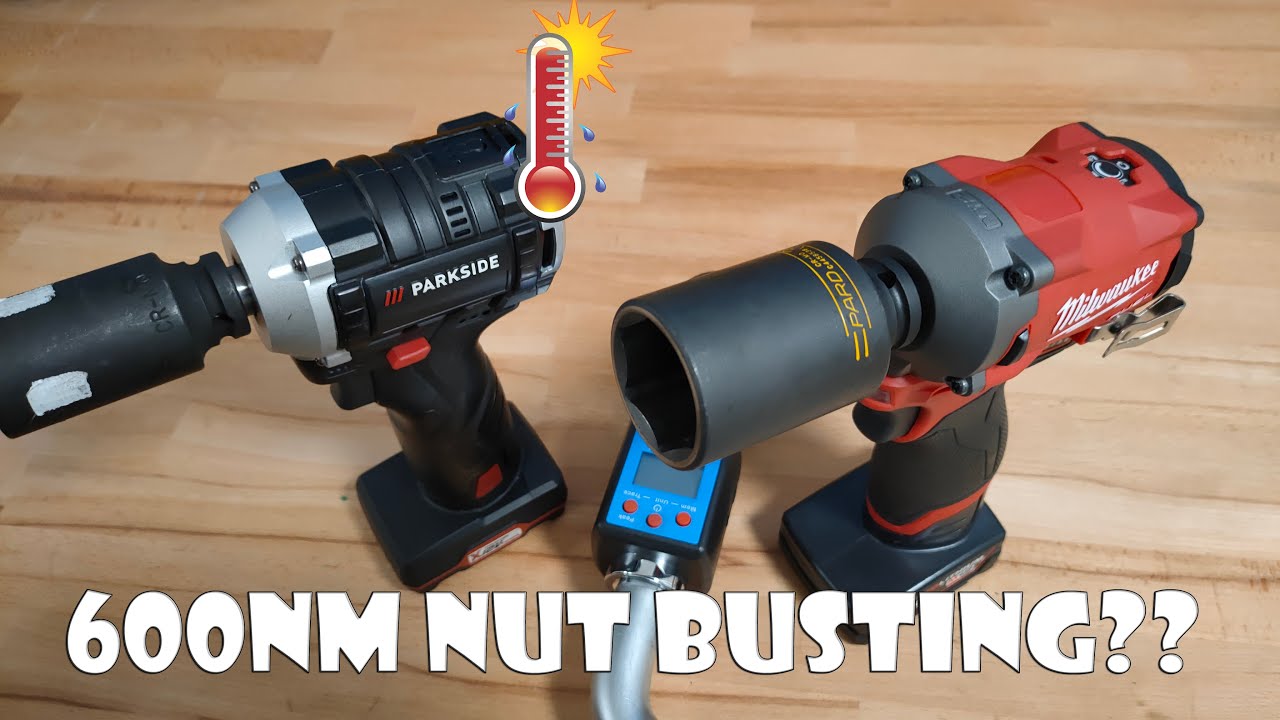 Ударный гайковерт Milwaukee M12 1/2 Stubby против Parkside Performance Prototype 1/2