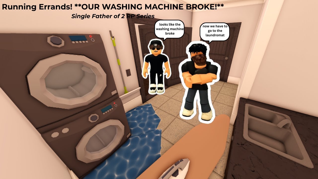 Running Errands! **GOING TO LAUNDROMAT, GROCERY STORE AND MORE!** Roblox Bloxburg Roleplay