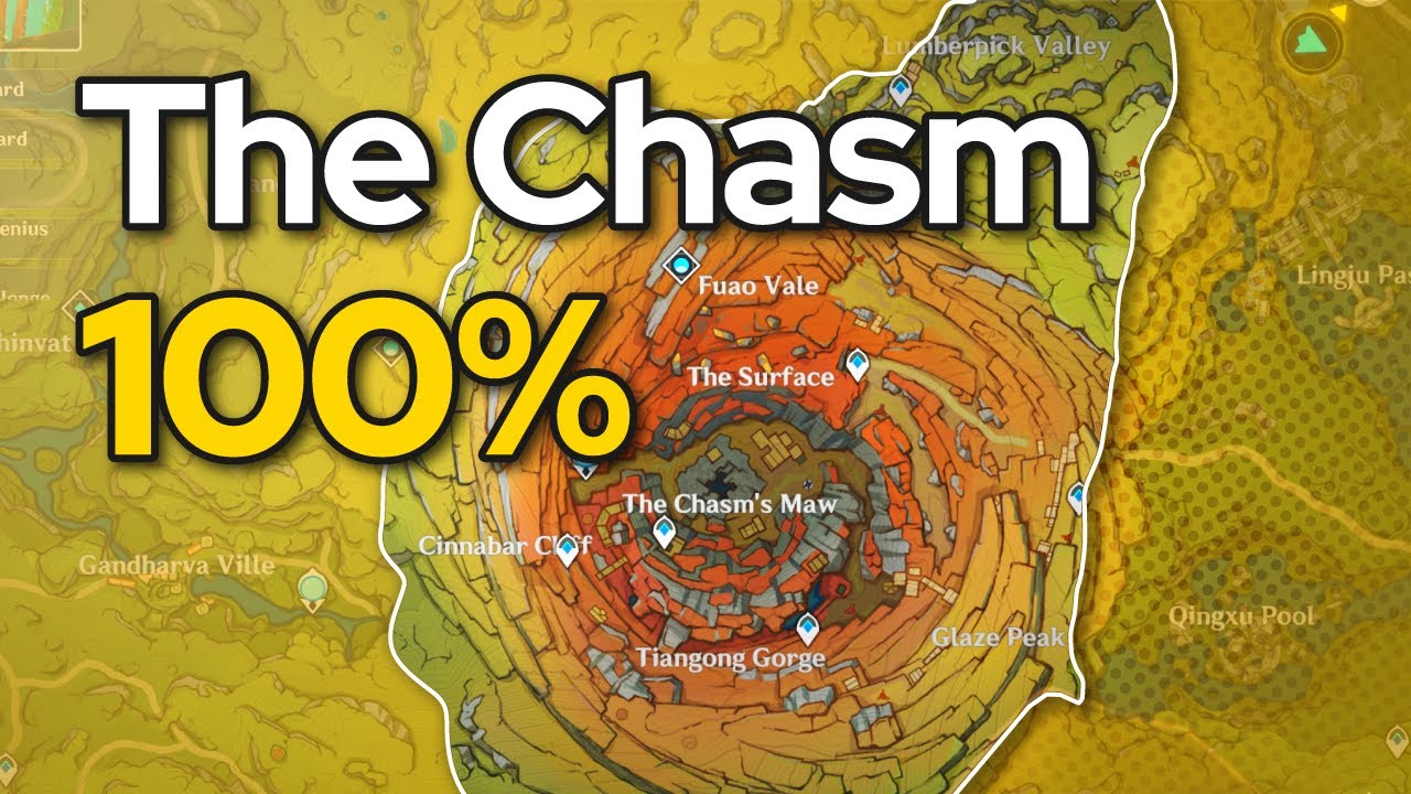 The Chasm 100% exploration guide