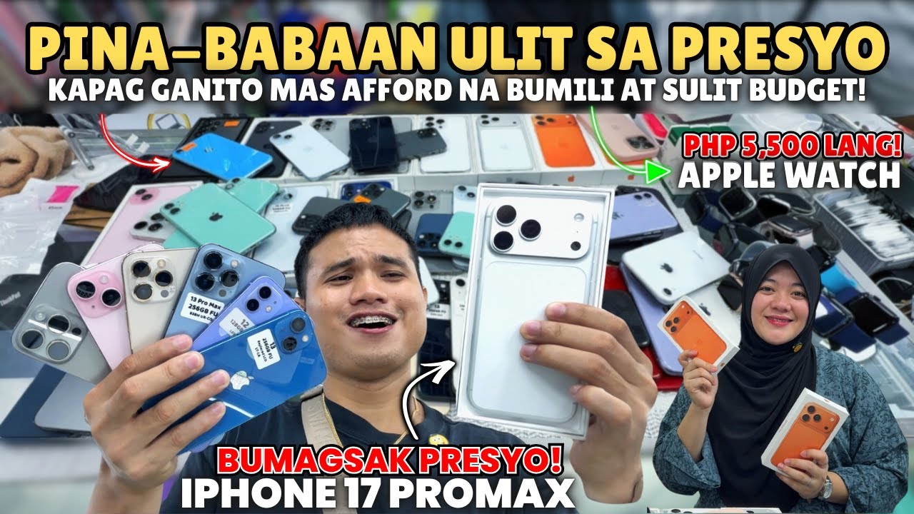 Mas Bumaba na Naman sa Presyo ng IPhone and Apple Watch Ngayon, May 17 Pormax na Slightly used!