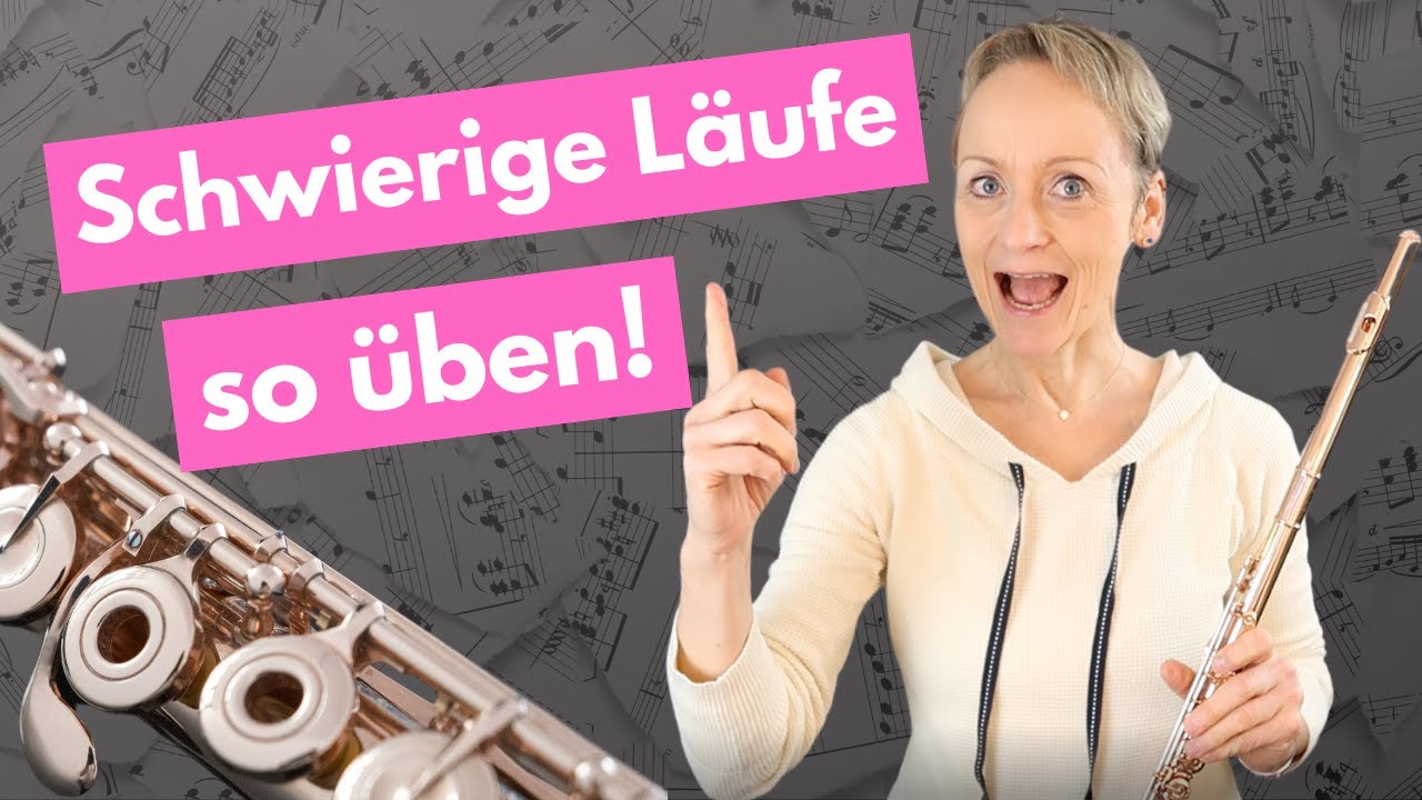 Finger schnell wie der Wind. Lerne diese einfache Methode für virtuoses Querflötenpiel!