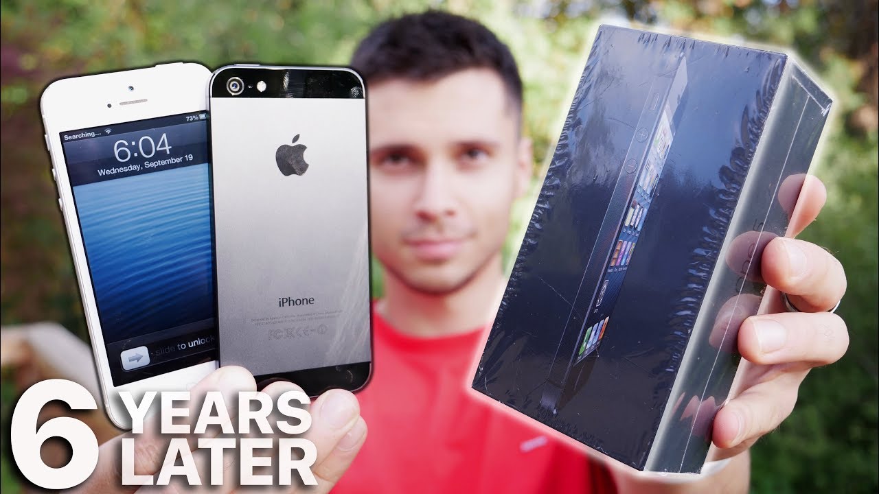 Распаковка iPhone 5! Сегодня ему 6 лет!