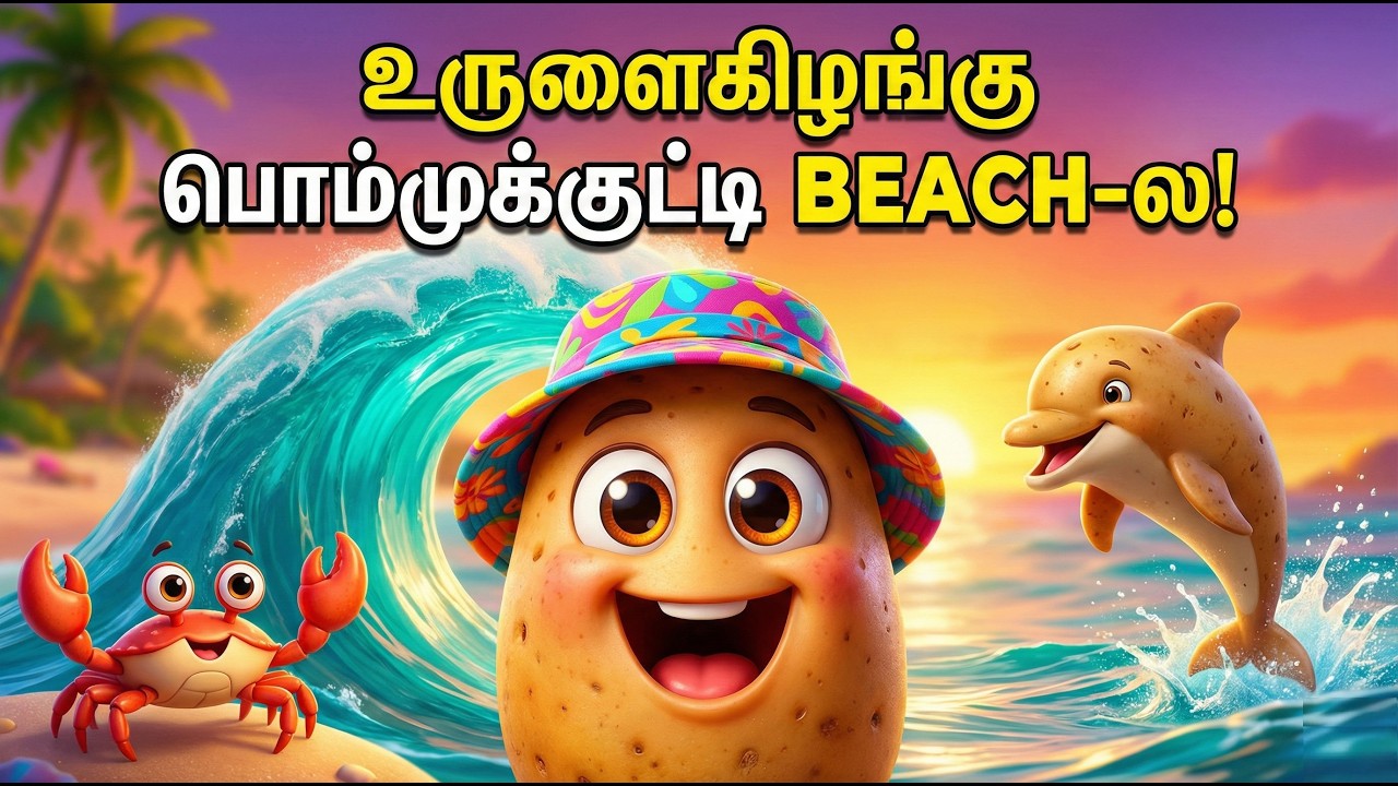 உருளைகிழங்கு பொம்முக்குட்டி எங்க போச்சு 🌊 | Fun Tamil Kids Song