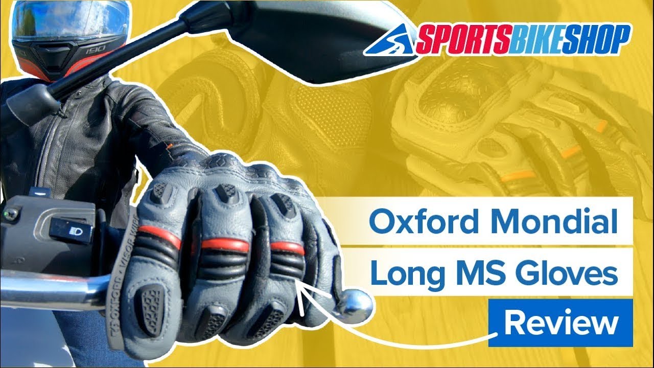 Обзор мотоциклетных перчаток Oxford Mondial Long MS - Sportsbikeshop